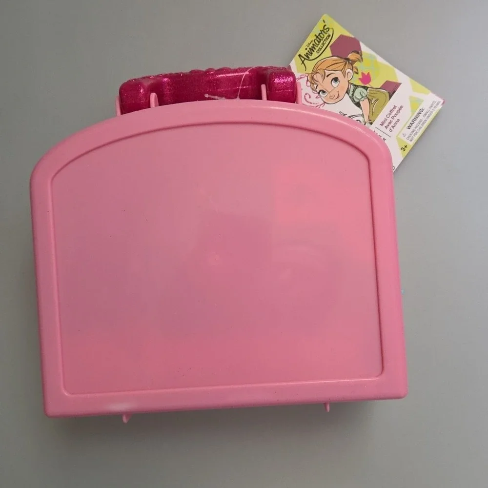 Disney Store Animators Anna Frozen Mini Doll Playset NEW in carry case‎